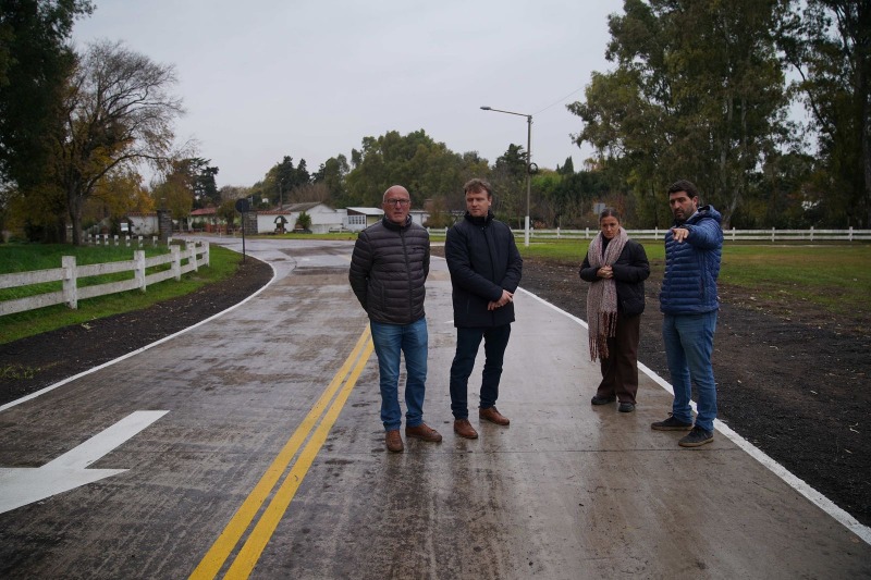 Culmin la obra de reparacin del acceso a Loma Negra